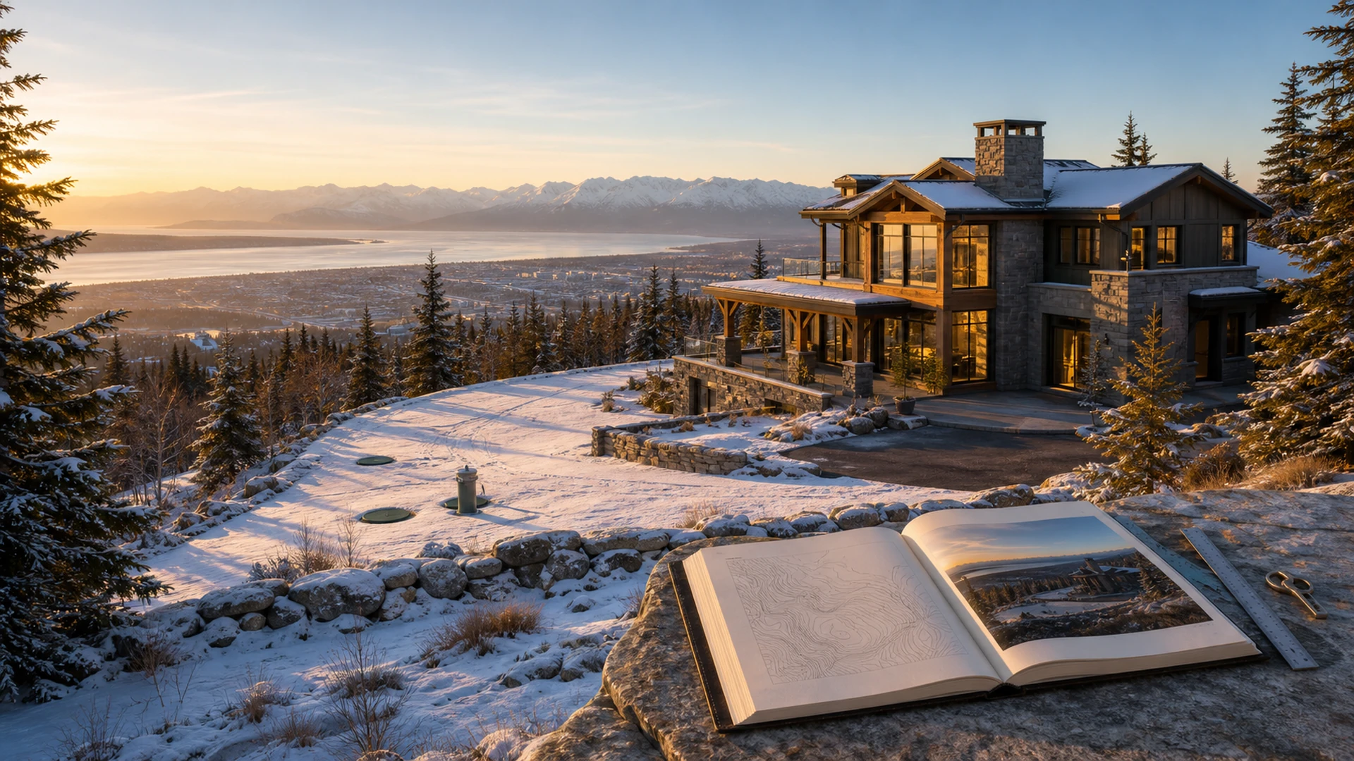 Anchorage Hillside Home Value, Alaska — illustrative area imagery