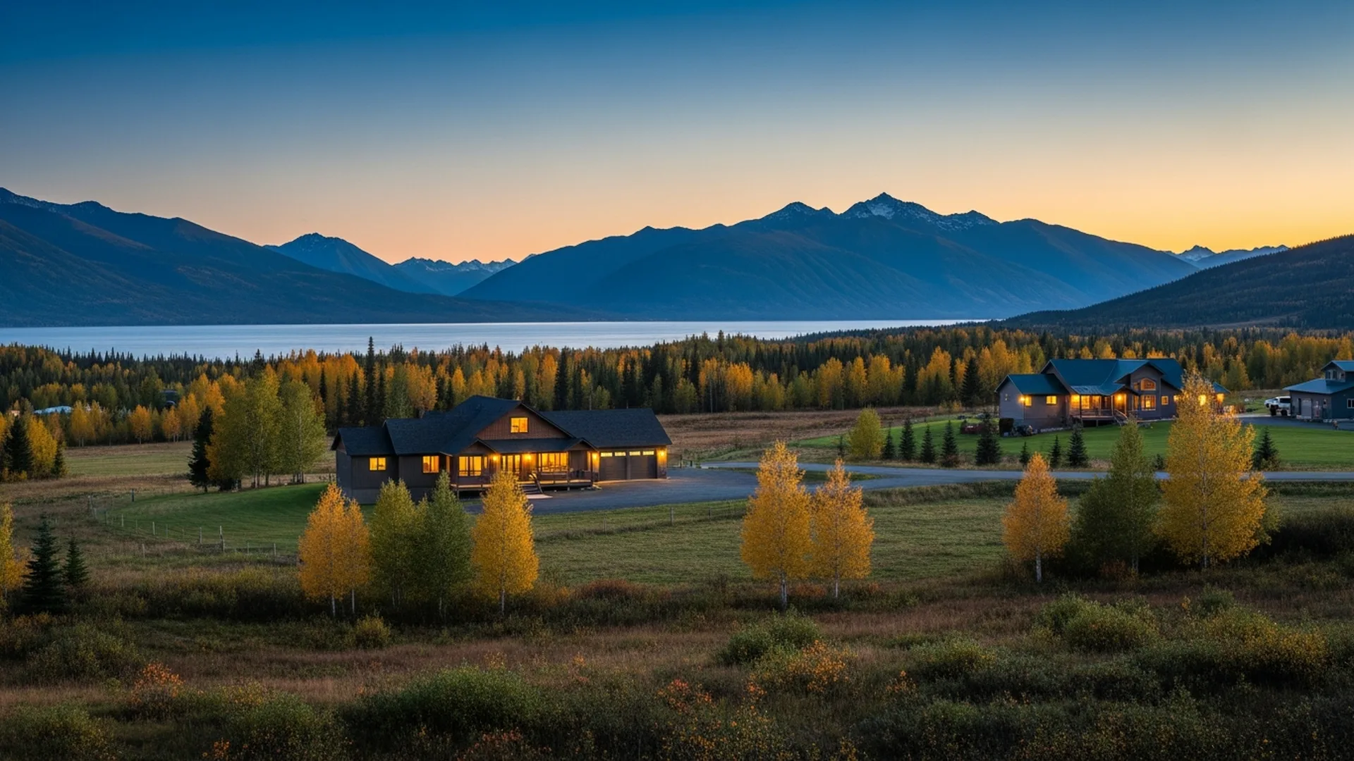 Homes in the Chugiak\–Eklutna area, Anchorage-area Alaska — illustrative area imagery