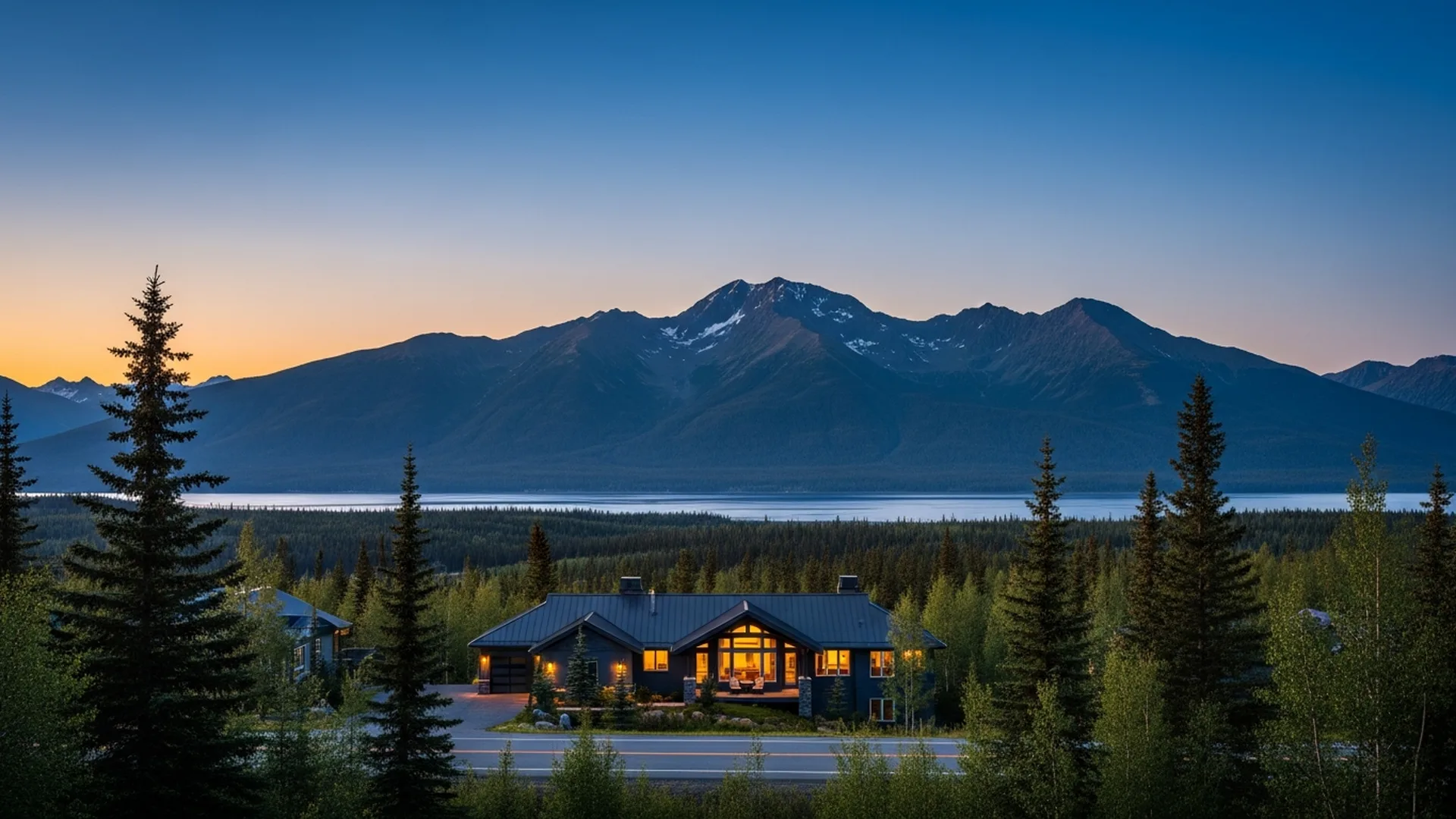 Custom-built homes on the Anchorage Hillside, Alaska — illustrative area imagery
