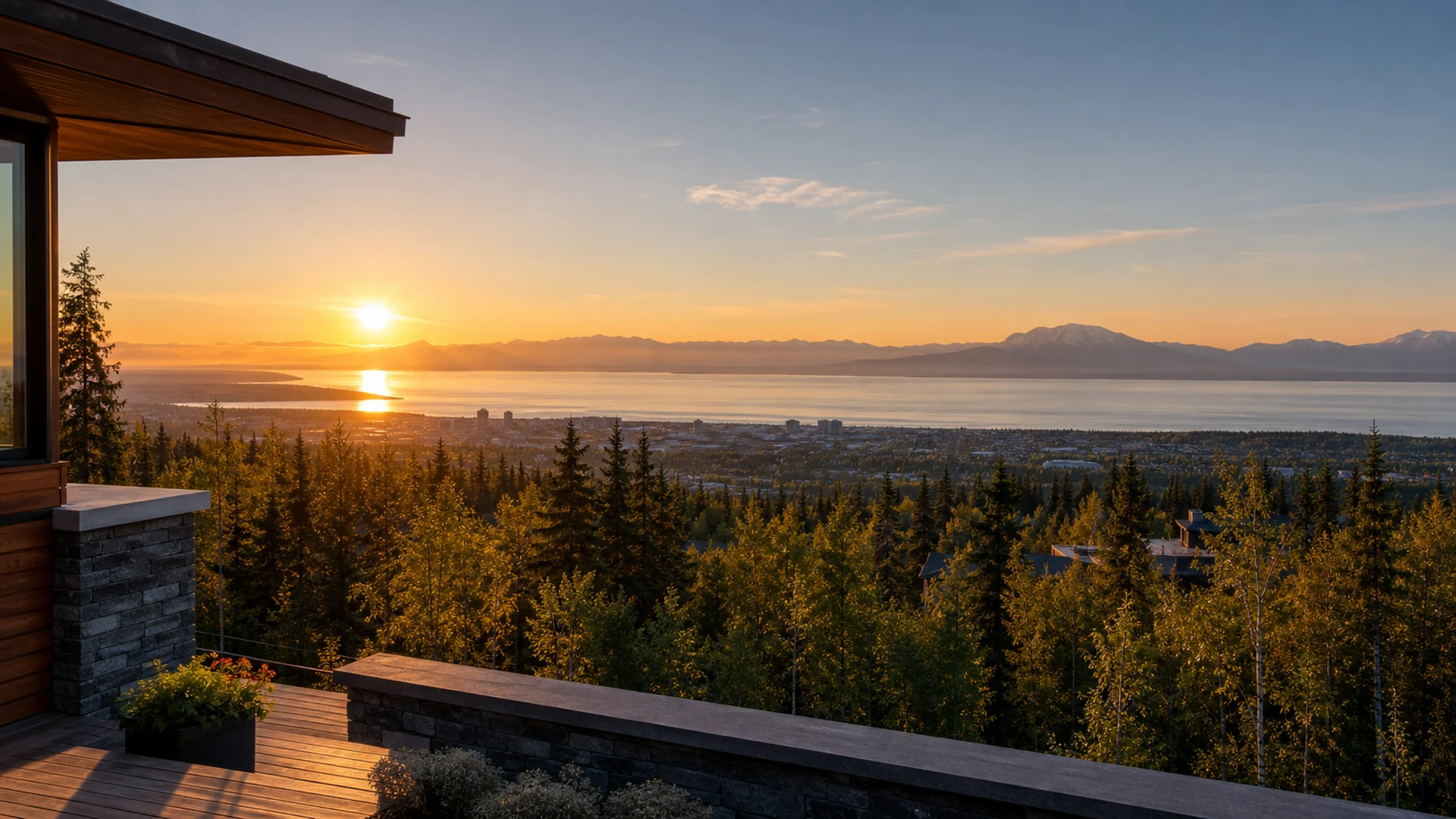 Cook Inlet view value in Alaska — illustrative comparison imagery