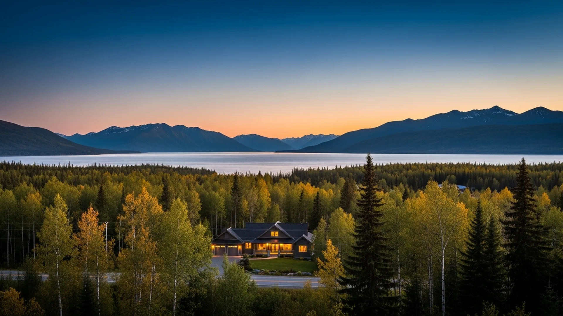 Luxury homes in Birchwood in Chugiak, Anchorage-area Alaska &mdash; illustrative area imagery