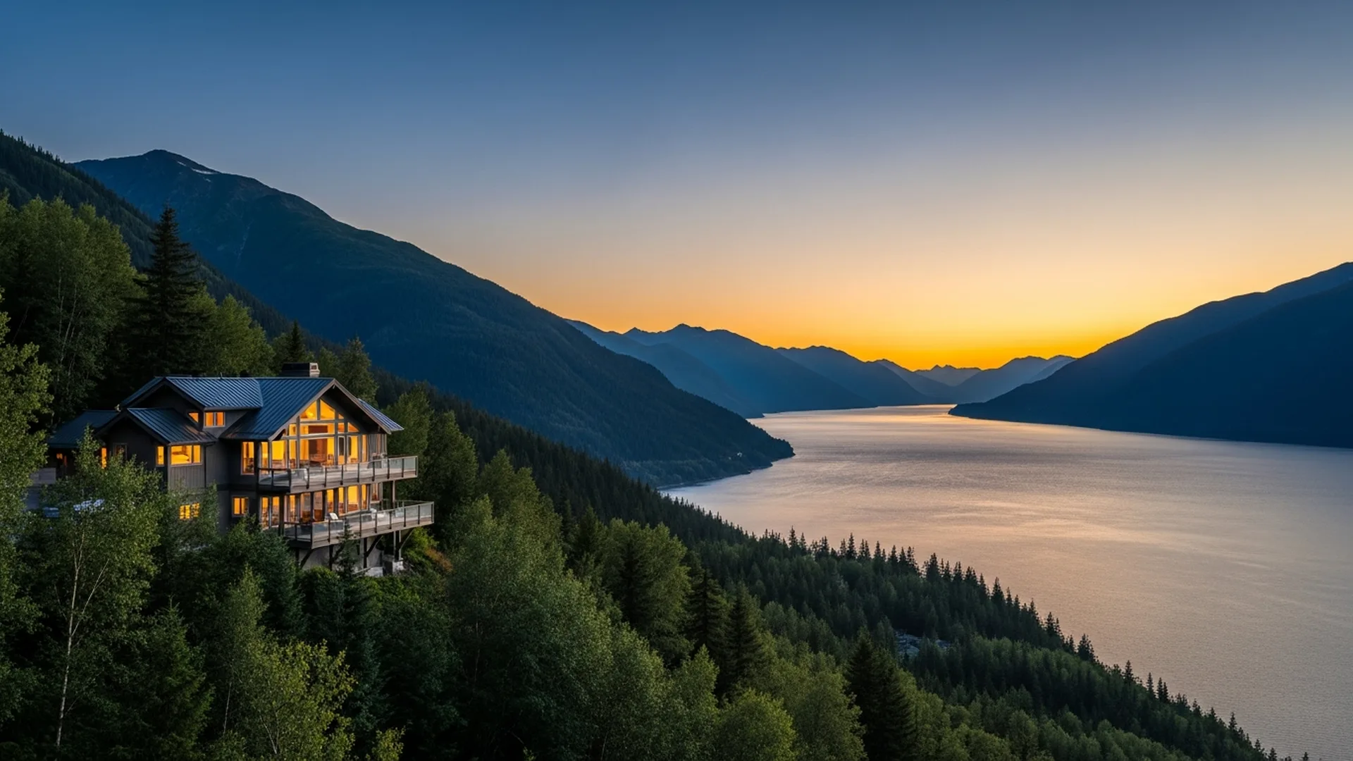 Luxury homes in Bird, Indian & Turnagain Arm in the Turnagain Arm corridor, Anchorage-area Alaska — illustrative area imagery