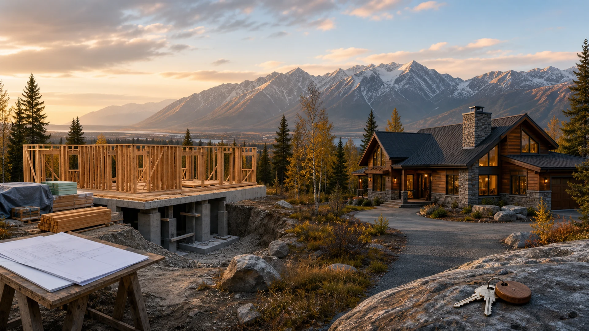 Building and Buying a Home in Alaska — illustrative area imagery