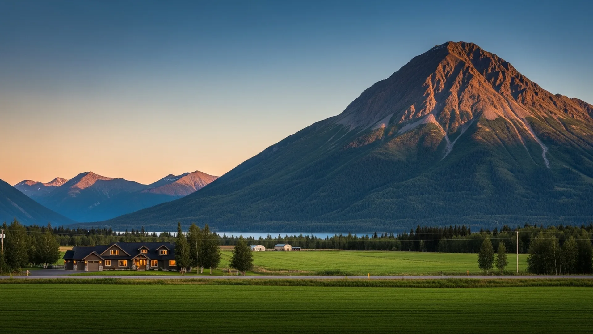 Luxury homes in Palmer in the Mat-Su Valley, Alaska — illustrative area imagery