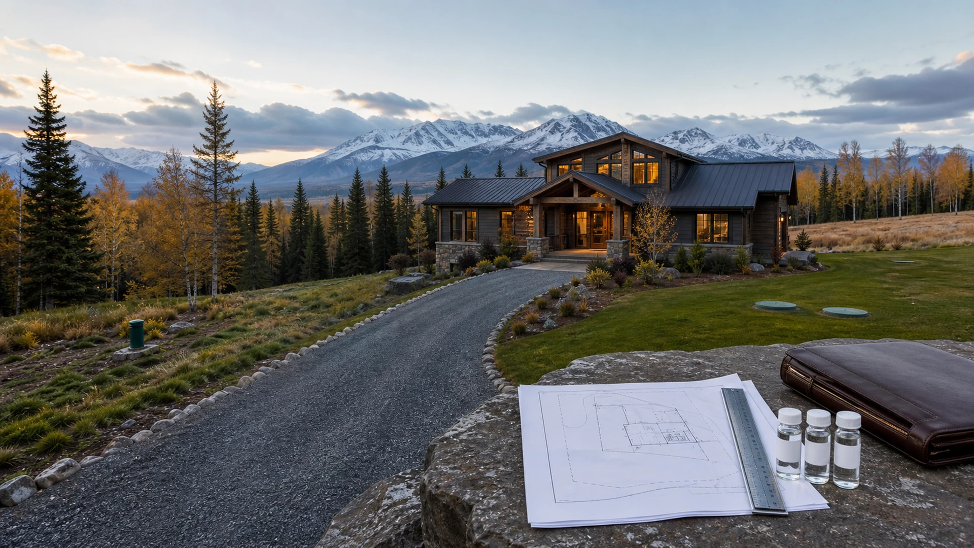 Well and Septic Alaska Homes — illustrative area imagery